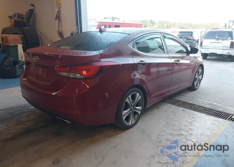 2014 Hyundai Elantra Sport from USA, damaged, VIN KMHDH4AH1EU136400